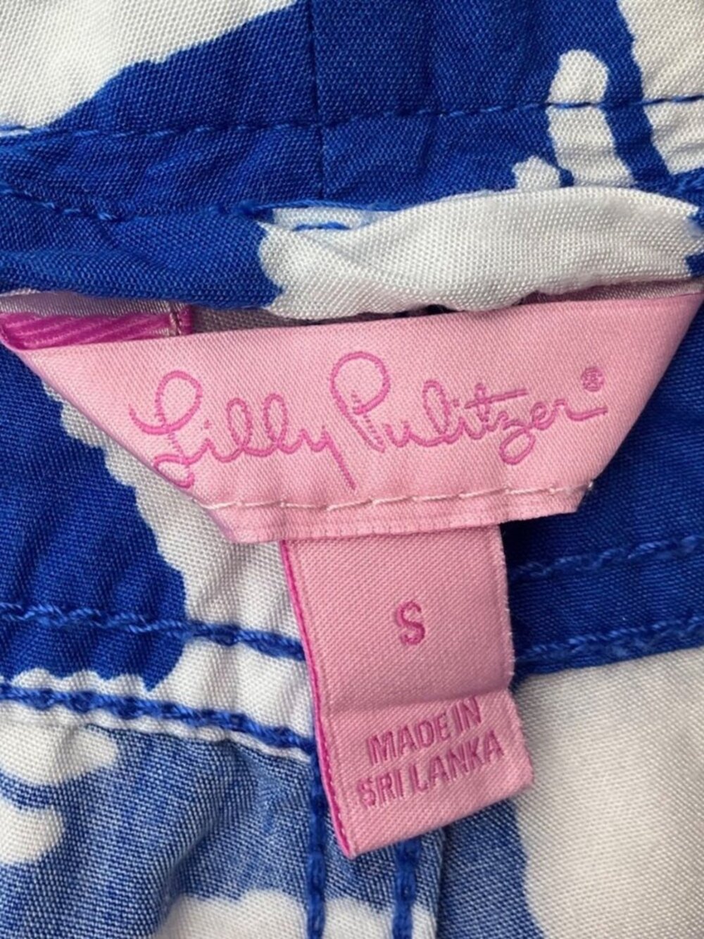 Lilly Pulitzer Schooner Blue Dock Hopper Nautical Coastal Pippa Pants Wide Leg - Picture 5 of 16